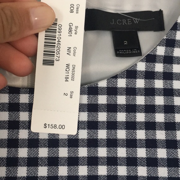 J.Crew belted Gingham Dress - Picture 4 of 10